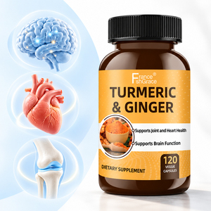 Compléments de curcuma personnalisés Shecome, soutien immunitaire, curcumine avec biopérine, gingembre, capsules de curcuma personnalisées - Product Image 3
