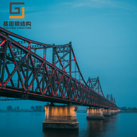 Puente de Estructura de Acero Estándar Certificado Q355, Material de Acero de Alta Resistencia a la Tracción para Proyectos de Infraestructura en el Extranjero