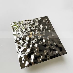 EX423 <b>Mirror</b> Water Ripple Stainless Steel <b>Panel</b> Interior Ceiling Design for Hotel Wall Architectural Decoration - Product Image 6