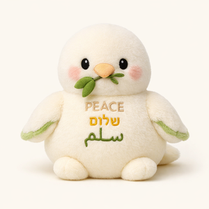 Juguete de Peluche de Paloma Personalizado al por Mayor, Animal de Peluche Suave con Rama de Olivo, OEM ODM Disponible - Product Image 2
