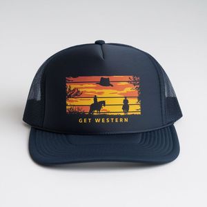 Wholesale Customized Men's <strong>Old</strong> School Country Flat Brim 3D Puff Embroidery Western Hunting Fishing <strong>Snapback</strong> Trucker Hats Caps - Product Image 4