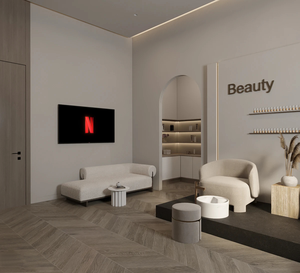 One-Stop Barber Shop Furniture <b>Set</b> | Custom Hair Styling Station & <b>Wall</b> <b>Mirror</b> for Beauty Salon Renovation - Product Image 2