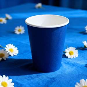 Gobelet en papier à paroi simple jetable - Qualité alimentaire, écologique, biodégradable, personnalisable pour le thé, le café et les boissons, logo personnalisé - Product Image 1