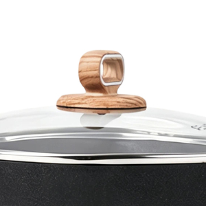 Poêle wok octogonale noire de 30 cm, écologique, antiadhésive, en aluminium, pour la cuisine quotidienne - Product Image 2