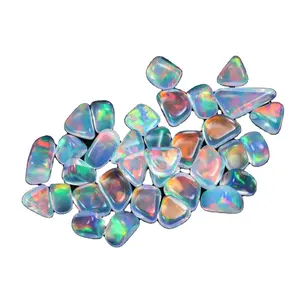 Per Glassblowing & Glass Art 100% SiO2 Bear opale burattato dorato sintetico lucido taglio irregolare ad alta temperatura