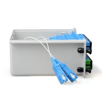 Harga pabrik Fiber Optic Plc Splitter 1X16 kartu penyisipan jenis Slot tipe PLC Splitter 1X16 SC UPC serat Plc Splitter