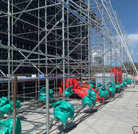 Torre de armazón de acero para altavoces Line Array, armazón de acero para escenarios de conciertos, exhibición de armazones Mingkai