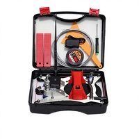 Kit d'outils professionnels de démontage de pare-brise automobile en acier inoxydable alimenté par batterie