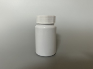 Botella Redonda de 100 ml, Blanca/Marrón, con Estampado Dorado, Resistente, para Niños, al por Mayor, al Mejor <span class=keywords><strong>Precio</strong></span>, para Medicamentos y Cápsulas - Product Image 2