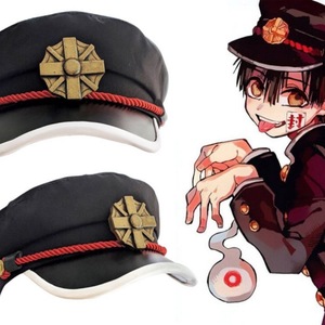 Casquette 6 panneaux Anime Ground-bound Boy <span class=keywords><strong>Hanako</strong></span>-<span class=keywords><strong>kun</strong></span>, version originale Flower Lord, avec badge et pare-soleil, 48-50cm - Product Image 4