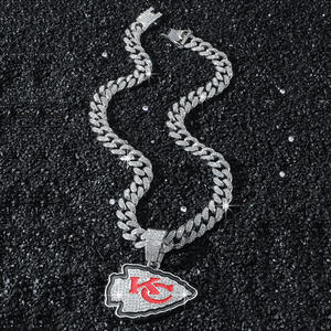 Nuevo Collar con Colgante de Letra de Aleación Personalizado, Diseño Innovador y Único, Estilo Hiphop, Hecho a Mano, Chapado en Oro y Plata, para Hombre - Product Image 3