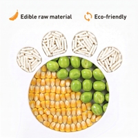 Arena para Gatos de Tofu Ecológica, 99% Libre de Polvo, Biodegradable, Desechable por el Inodoro, Embalaje Personalizado Disponible