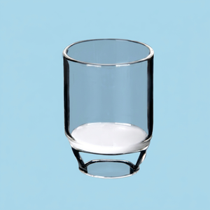 Embudo de Vidrio Transparente para Laboratorio, Embudo con Boca de Vaso, Embudo de Transferencia de Reactivos Químicos para Uso en Laboratorio - Product Image 1