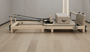 Réformateur de <span class=keywords><strong>yoga</strong></span> et de Pilates durable et portable, pliable, gain de place, fabriqué en bois d'érable - Product Image 3