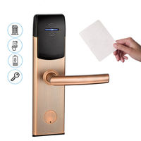 Sistema de Software de Gestión Hotelera Gratuito, Cerradura Electrónica Inteligente para Puerta de Hotel con Tarjeta RFID de Acero Inoxidable 304