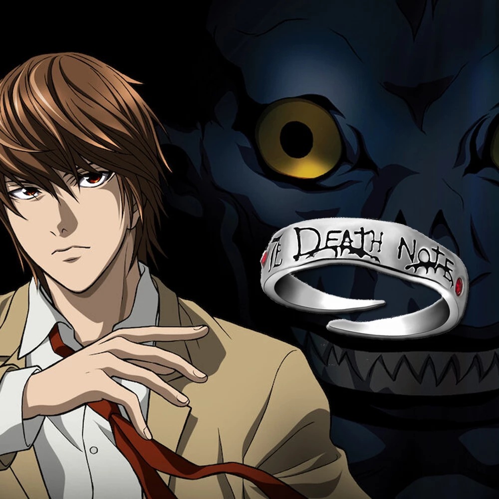 Death Note Cosplay Accessories - Trendy & Resizable Rings