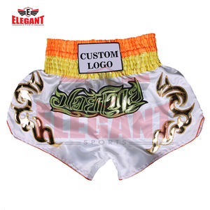 Diseña tus propios pantalones cortos de boxeo Muay Thai con tu logotipo - Product Image 2