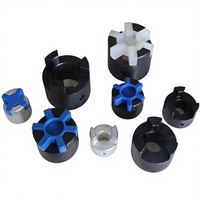 Type L à trois mâchoires45 # Accouplement flexible en acier pour servomoteur, accouplement étoile à couple élevé, support OEM pour coupleur d'arbre en étoile
