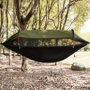 Nouveau design Parachute Nylon Portable Double <span class=keywords><strong>Hamac</strong></span> Tente Camping en plein air Parasol Lit avec moustiquaire - Product Image 5