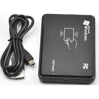 Lector de Tarjetas Inteligentes Clásicas sin Contacto NFC 13.56MHz USB ISO14443A con Material ABS y Distancia de Lectura de hasta 8cm