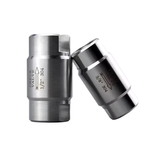 Válvula de Bola Unidireccional de Alta Presión de Acero Inoxidable 304, Rosca Macho de 1/8", 1/4", 3/8", 1/2", 3/4", 1" - Product Image 1