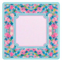Tapis de Mahjong Écologique Antidérapant à Bords Serrés en Caoutchouc, Épais, Silencieux, Durable, Imprimé Floral Vintage – Vente Chaude