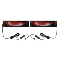 Nuevo Letrero LED Flexible Portátil para Automóvil, Panel LED Programable por USB, Pantalla de Mensajes Desplazables, Ajuste Universal, Actualización Retrofit