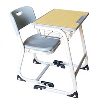 Nouvelle conception de bureaux scolaires, table et chaise d'étude pour enfants, ensemble de chaises et de tables pour lycée, Turquie