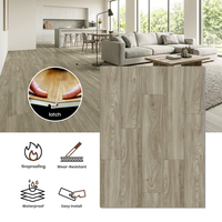 Planchers SPC pour salon, imperméables, luxueux, à clipsage, en vinyle, pour la décoration intérieure d'appartements et de villas