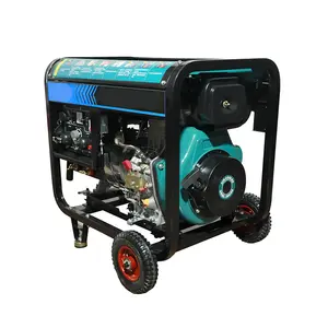 Generator Las Diesel listrik, daya Las Diesel listrik baru, 2kw 2kva 1 silinder untuk penggunaan rumah