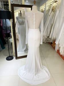 صيحات الموضة الجديدة الفاخرة حورية البحر تصميم شبكة الرأس مع حجر الراين مساء اللباس صغيرتي فساتين امرأة لحفل الزفاف - Product Image 6