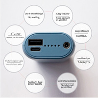 Portable 12V Mini Power Banks & Power Station 10000mah à 20000mah USB DC avec petit routeur de chat optique de chauffage pour ordinateur portable et téléphone