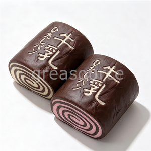 ขนมปังนมญี่ปุ่นแบบชิ้นเล็ก รสช็อกโกแลต ฟื้นตัวช้าๆ ขนมหวาน ของว่าง ตกแต่งธีมขนม ตกแต่งหน้าต่างร้านเบเกอรี่ ตกแต่งโต๊ะ - Product Image 1