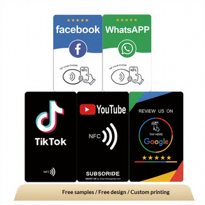 Tarjeta NFC de reseñas, Tarjeta de comentarios de <span class=keywords><strong>YouTube</strong></span> con Google Tap-to-Share, Tarjeta de intercambio de eventos <span class=keywords><strong>para</strong></span> citas en Line/WhatsApp, Hecho a medida, Fabricado en China continental - Product Image 2