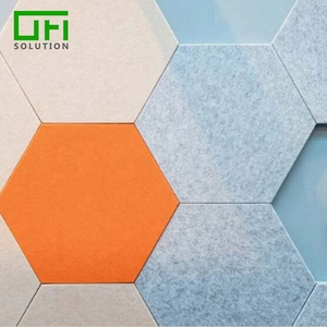 9MM <span class=keywords><strong>Pro</strong></span>-environnement PET <span class=keywords><strong>Feutre</strong></span> Acoustique 100% Polyester Panneau Matériau D'insonorisation Panneaux Acoustiques D'ANIMAL FAMILIER - Product Image 1