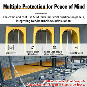 Direct usine, Colis de pigeonnage professionnel extra large, Cages pour pigeons voyageurs, Colis de pigeonnage spacieux, Cage pour pigeons de course - Product Image 4