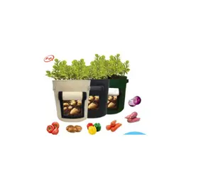 펠트 식물 성장 가방 부직포 정원 감자 냄비 온실 야채 재배 가방 심기 화분