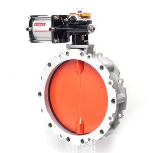 Aluminiumlegering Pneumatisch Poeder Vlinderklep Enkele/Dubbele Flens <span class=keywords><strong>Cement</strong></span> Mengstation Speciaal Stof DN100-DN400 Gemaakt <span class=keywords><strong>China</strong></span> - Product Image 1