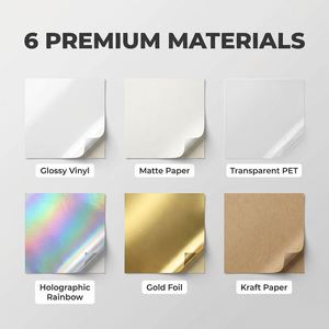 Autocollants ronds en plastique personnalisés avec logo d'usine, impression vinyle, autocollants imperméables pour tasses - Product Image 4