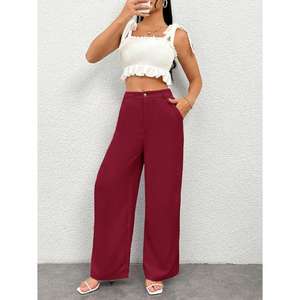 กางเกงลำลองปักผ้าโพลีเอสเตอร์ผสมผ้าปักลายเป็นมิตรต่อสิ่งแวดล้อมมีขนาด S M L XL XXL - Product Image 1