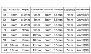 7Mm Vít Lại Nút Kim Loại Nhà Sư Đầu Núm Vú Đinh Tán Cho May Mặc Vành Đai Túi Đinh Tán May Da Phụ Kiện - Product Image 6