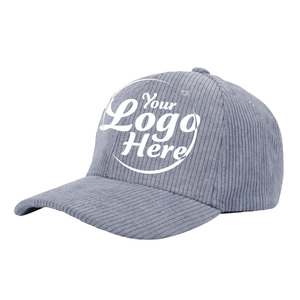 Casquettes de baseball basiques en velours côtelé de couleur unie pour hommes vente en gros bord de fourrure polyvalent et chaud pour le cyclisme, la pêche en plein air, les sports d'hiver - Product Image 1