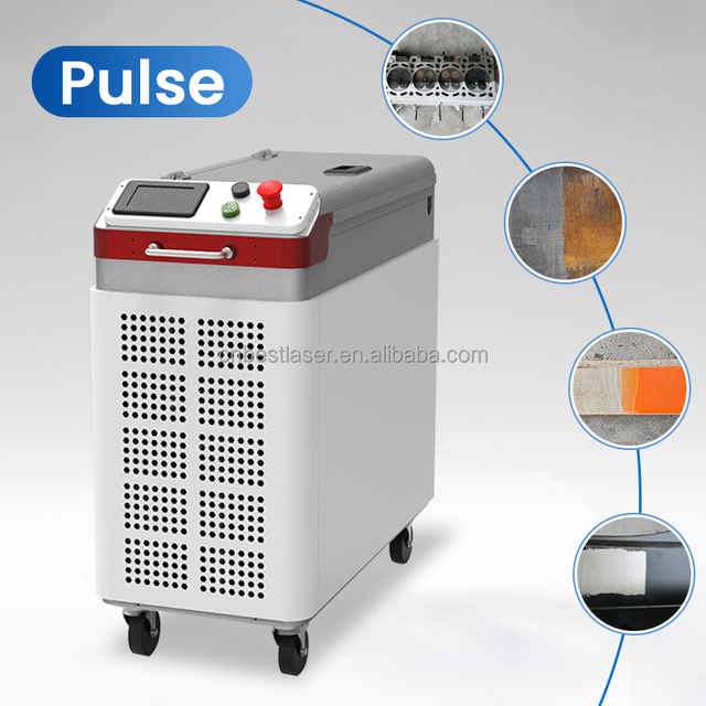 500w Pulse Laser Cleaning Machine for Rust Removal Paint Removal Graffiti Removal