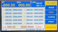 Prueba de muestra de plástico Probador de impacto de péndulo Charpy de haz simplemente compatible