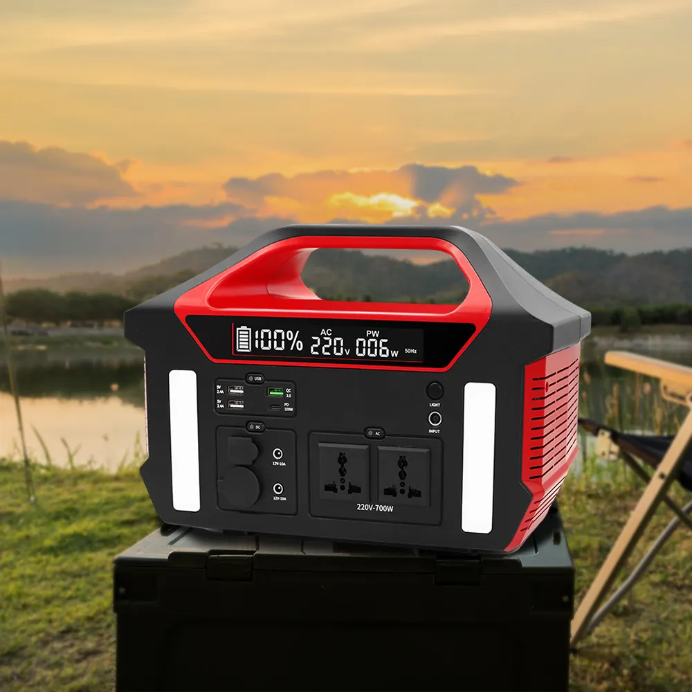 CE FCC Lithium ion Battery 700w Solar Power Station Ecoflow 692wh Camping Electronics Portable Power Station Power Generator
