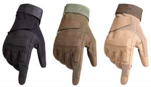 Guantes Tácticos de Dedos Completos de Microfibra para Hombre, Impermeables, para Deportes al Aire Libre, Caza, Entrenamiento, Pesca, Tiro, Ciclismo - Product Image 2