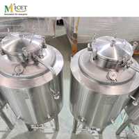 Cuve de Fermentation de Bière MICET 200L 250L, Équipement de Brasserie Artisanale, Cuve de Stockage en Acier Inoxydable, Unitank