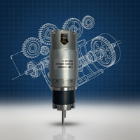 Motor DC Brushless Torsi Tinggi dengan Gearbox 12V 775 untuk Sepeda Listrik dan Kipas 100RPM IP67 Pemasangan Flens 30W