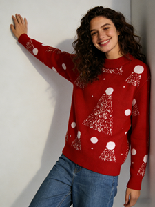 Áo len Giáng sinh nữ, áo thun Giáng sinh nữ, áo hoodie nữ, áo sweatshirt, bộ quần áo Giáng sinh, nhà sản xuất - Product Image 6