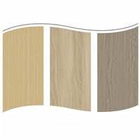 Panel Dinding Veneer Kayu Kelas Eco E0, Panel Dinding Dekoratif Anti Lembab untuk Dinding Latar Ruang Tamu